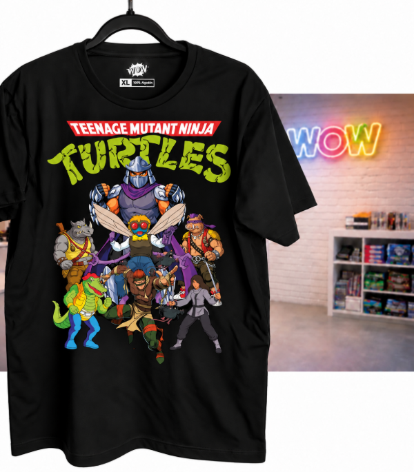 Producto - Remera Tortugas Ninja Los Villanos Clásicos TMNT Edición Retro 80s/90s