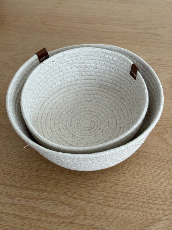 Producto - Canasto Algodón Blanco