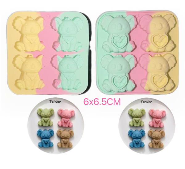 Producto - Molde 4 koalas
