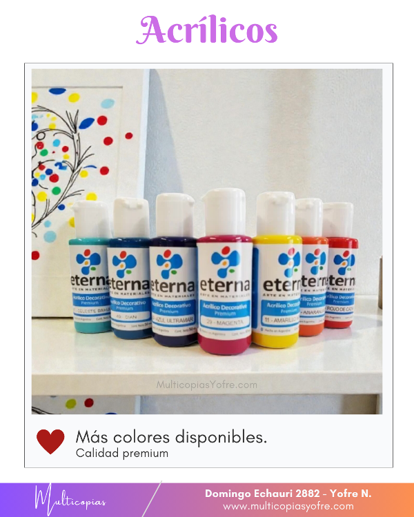 Producto - Acrílicos