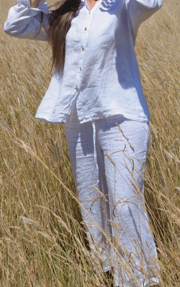 Producto - Conjunto Sardegna 100 Lino Blanco