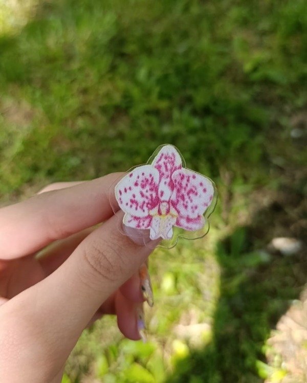 Producto - Pin Orquídea Fuschia