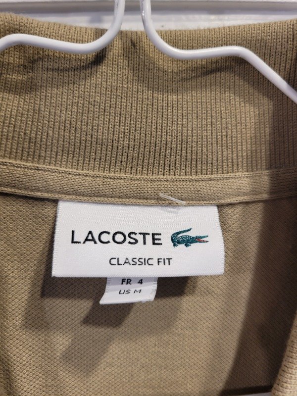 Producto - Chomba LACOSTE Verde seco claro Talle M - PRECIO: 80X - 3