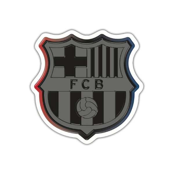 Producto - Futbol Club Barcelona - Vinilo blanco + Laca Brillante