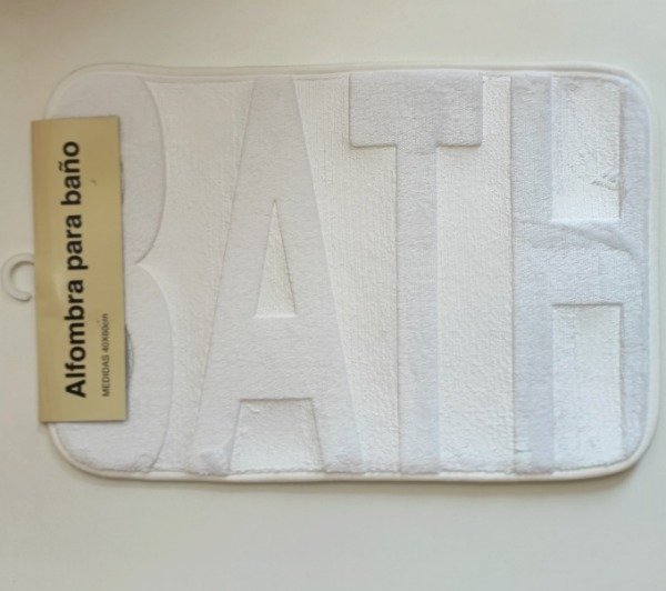 Producto - Alfombra peluche de baño con antideslizante 40x60