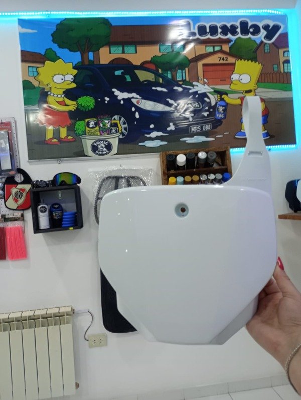 Producto - Porta Número Blanco