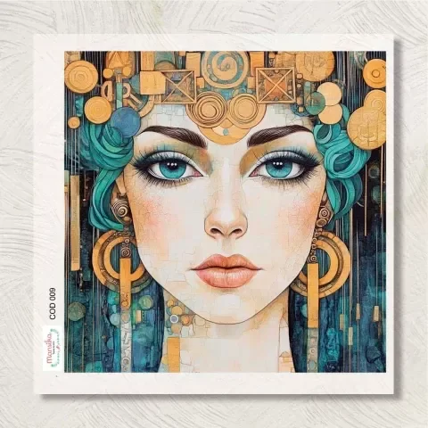 Producto - Transfer 30x30 cm Rostro 009