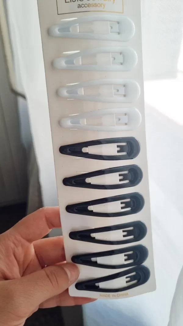 Producto - Tic tac blancas y negras por par  medianas