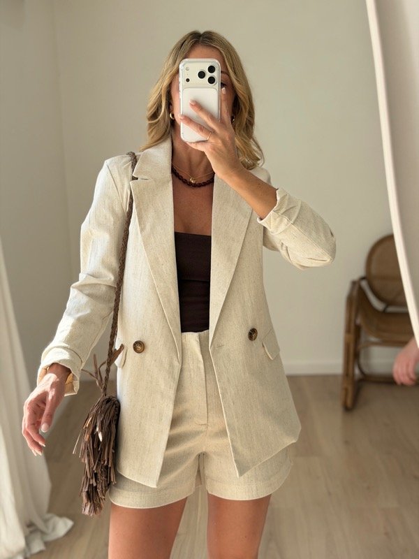 Producto - BLAZER OVER LINO