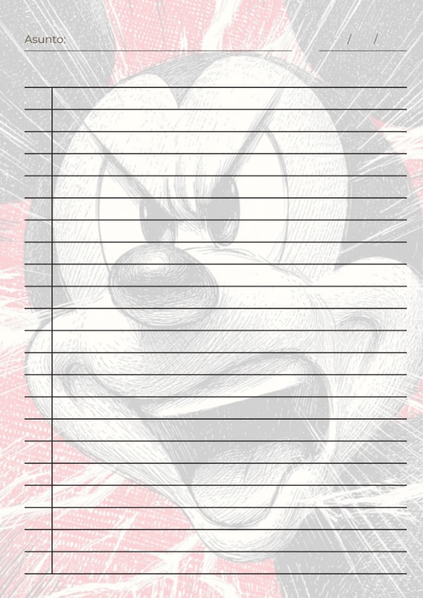 Producto - REPUESTO HOJAS CUADERNO MICKEY - SISTEMA DE DISCOS INTELIGENTES
