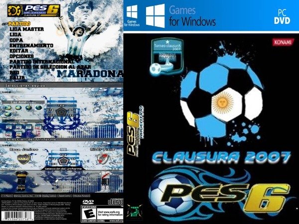 Producto - PES 6 LIGAS AFA CLAUSURA 2007 (PC) (061)