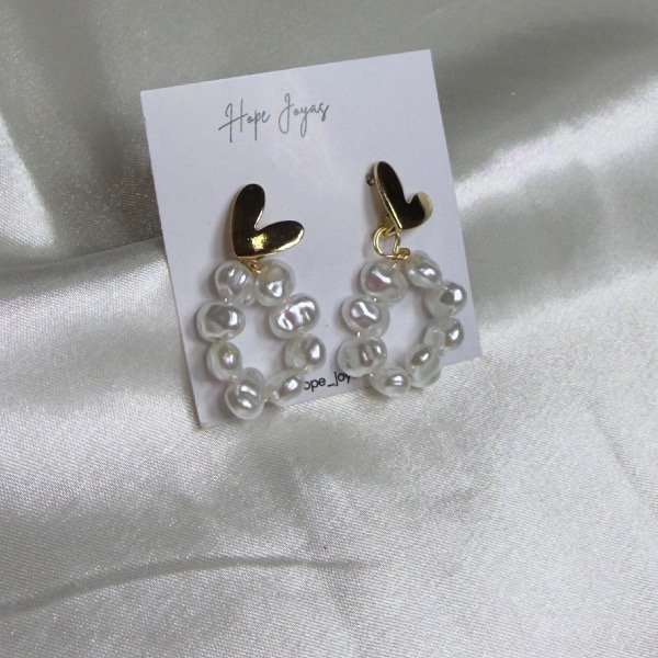 Producto - Aros perlitas cora