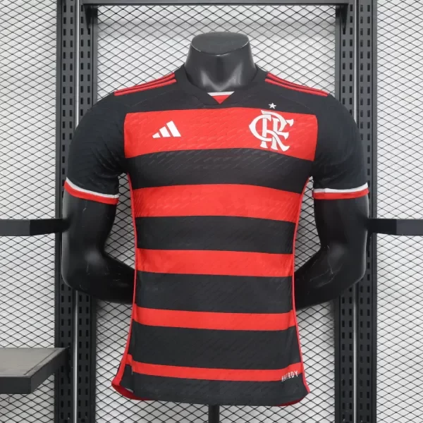 Producto - Flamengo 2024 Camiseta de Jugador Roja y Negra