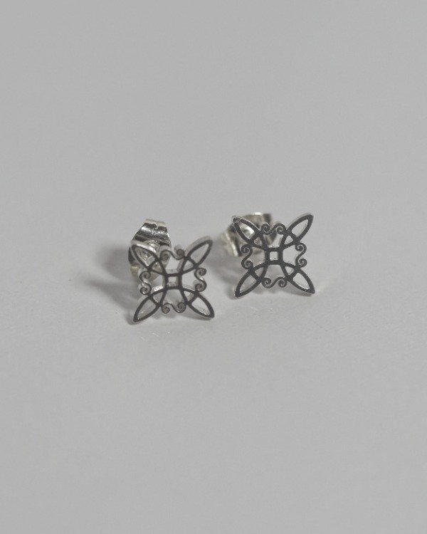 Producto - Aros nudo de bruja Acero - 1