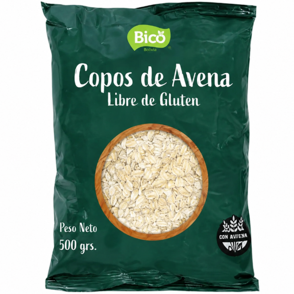 Producto - COPOS DE AVENA BIO SIN TACC 500gr