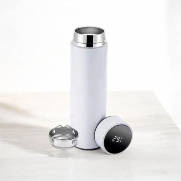 Producto - BOTELLA TÉRMICA LED (BLANCA)
