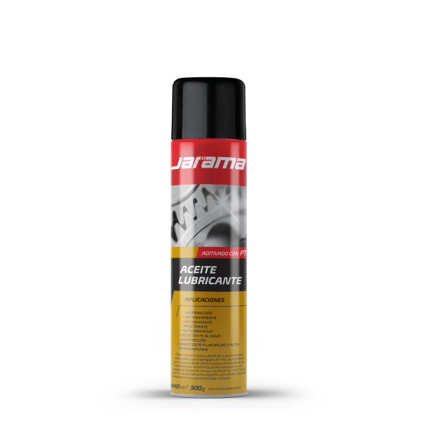 Producto - AEROSOL LUBRICANTE ACEITE MULTIUSO CON PTFE 440cm2 (300gr) JARAMA