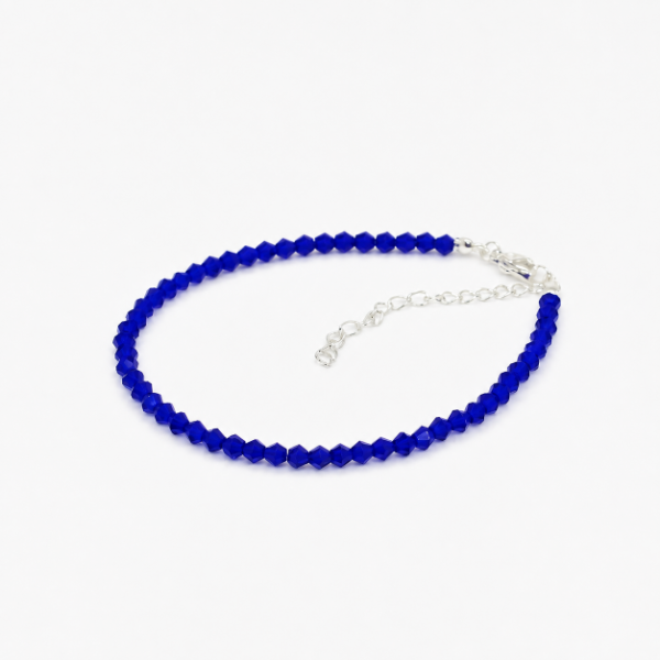 Producto - Pulsera de Cristales Facetados Azul - 1