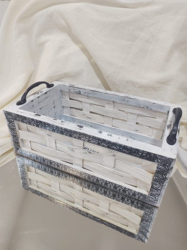 Producto - Caja organizadora con manija gris