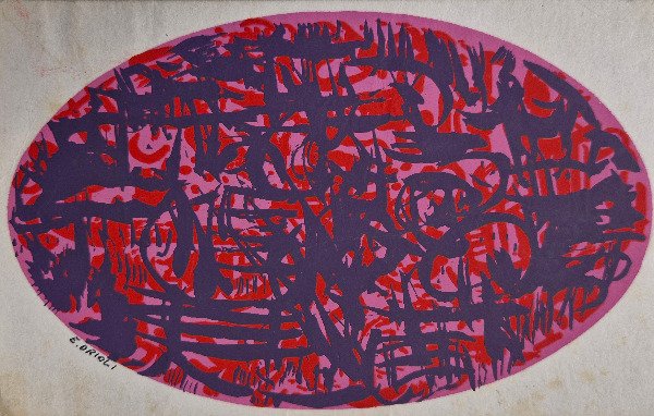 Producto - Orioli, Eduardo - Serigrafía dedicada a Roberto Del Villano
