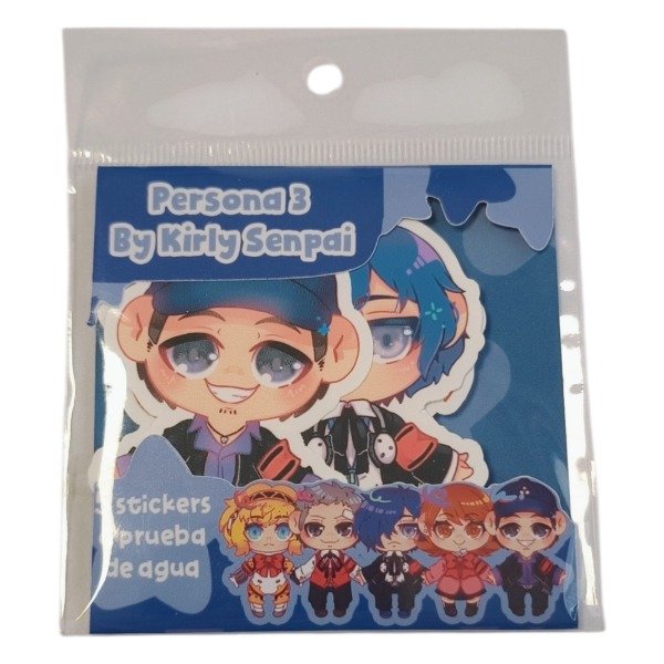 Producto - Set de stickers a prueba de agua x5 Persona 3 Kirly Otorii