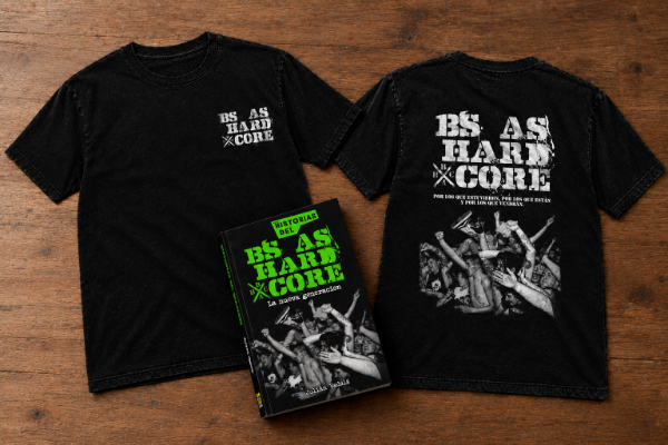 Producto - Pack libro + remera Buenos Aires Hardcore - La nueva generaciónn - 0