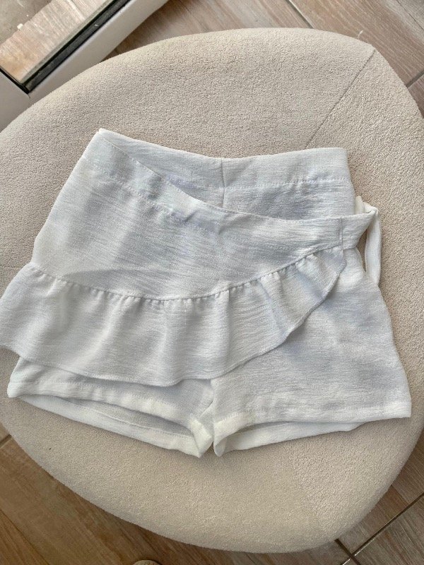 Short pollera blanco (nena)