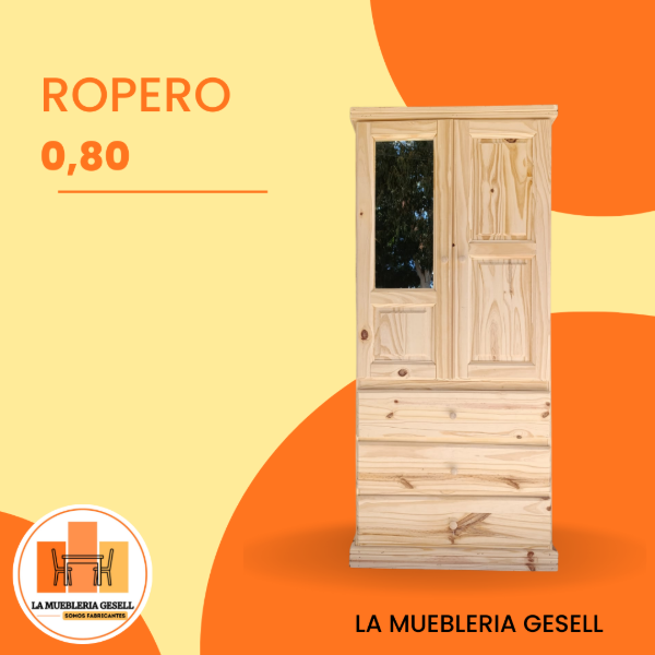 Producto - ROPERO 080 CON ESPEJO