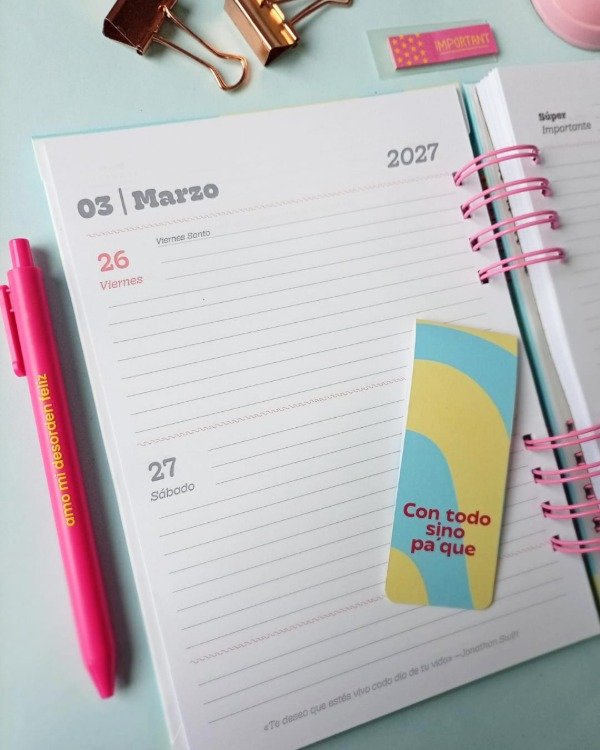 Producto - Agenda dos día Con todo! - 10