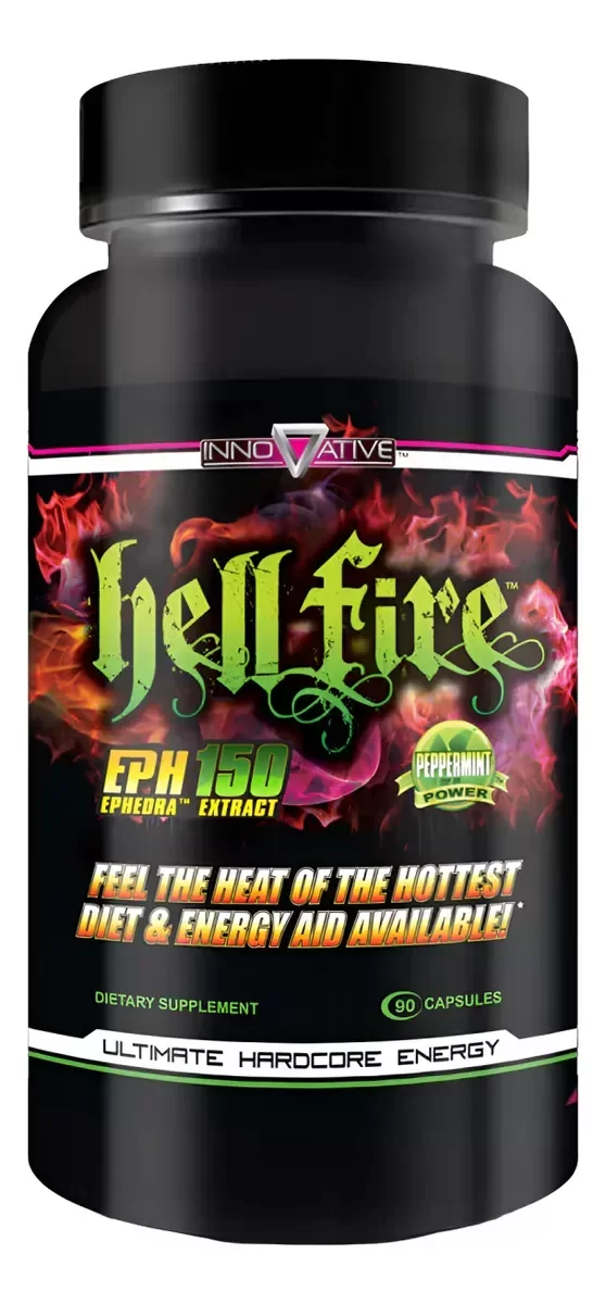 Producto - Hell Fire Innovative Labs 90 Caps Quemador De Grasas Potente