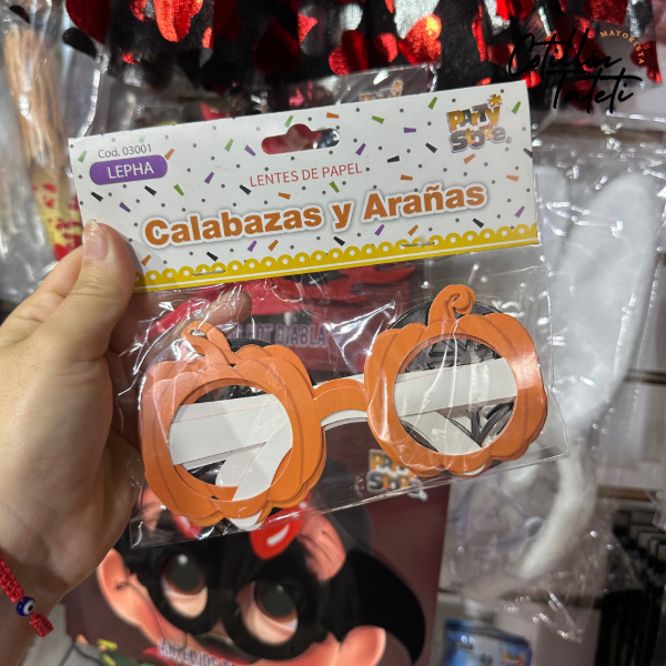 Producto - LENTES DE PAPEL HALLOWEEN - 6 UNIDADES