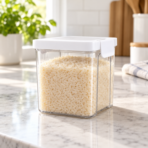 Producto - CONTENEDOR BLANCO 700ML HERMETICO DE ACRILICO PREMIUM ZOKO - 2
