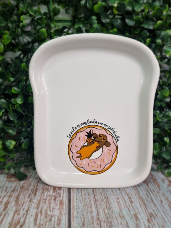 Producto - Plato tostada salchichas