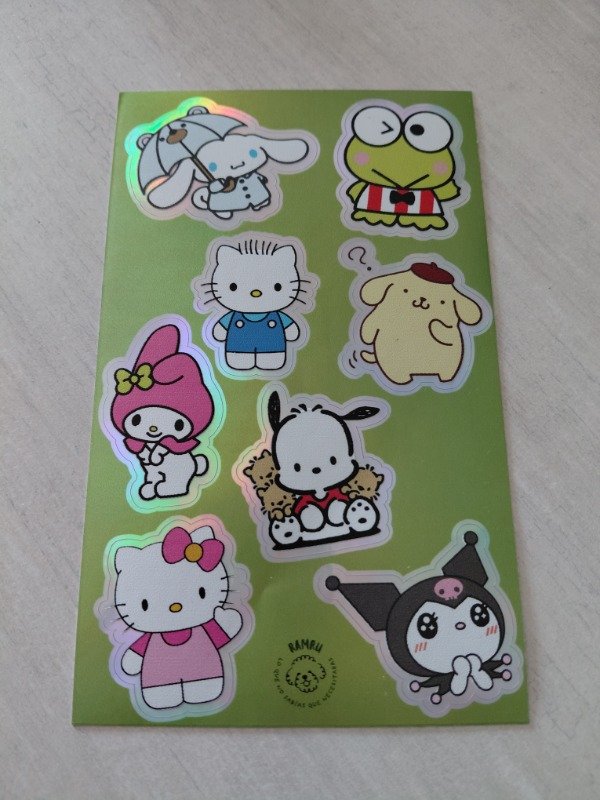 Producto - Planchitas de stickers - Sanrio #002