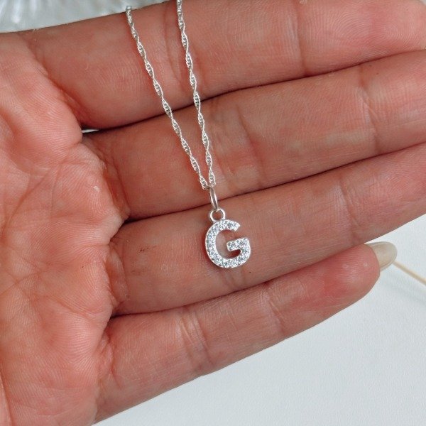 Producto - Dije Inicial Micro Plata 925