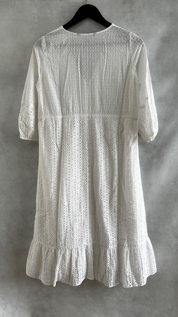 Producto - Vestido bordado perforado Zara - 9