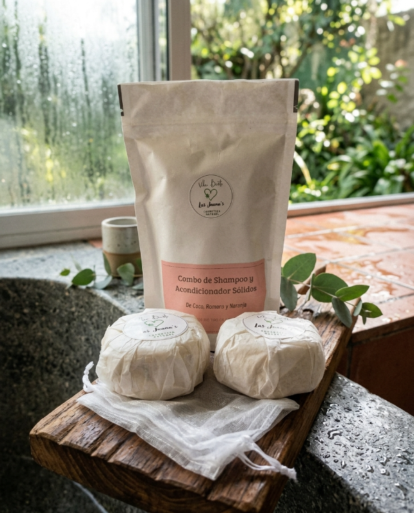 Producto - Combo de Shampoo y Acondicionador Sólidos