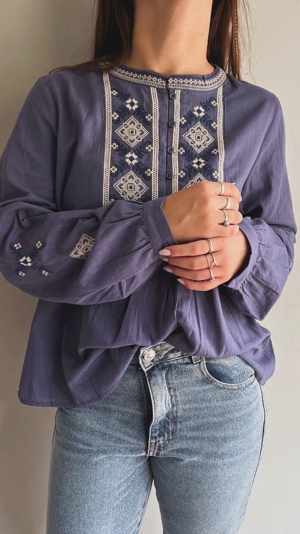 Producto - Blusa EMMA azul