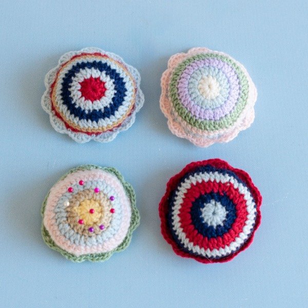 Producto - Alfiletero tejido a crochet vintage vives