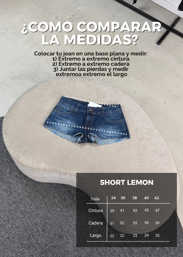 Producto - Short Lemon - 3