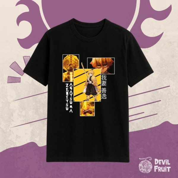 Producto - Remera Kimetsu No Yaiba (Demon Slayer) Zenitzu
