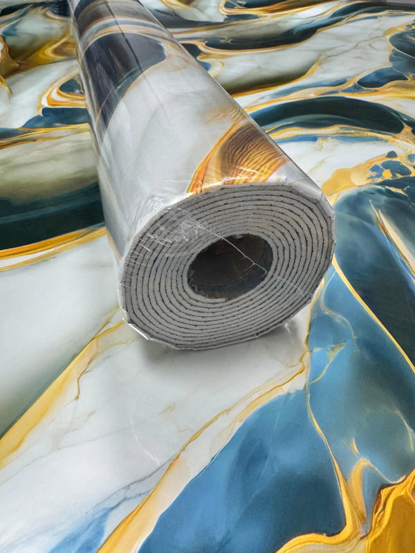 Producto - Rollo Autoadhesivo Simil Marmol Brillante 1.20 x 3 mt