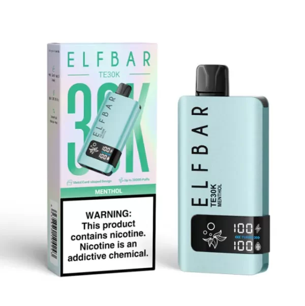 Producto - Elfbar TE30k - Menthol (30.000 PUFFS)