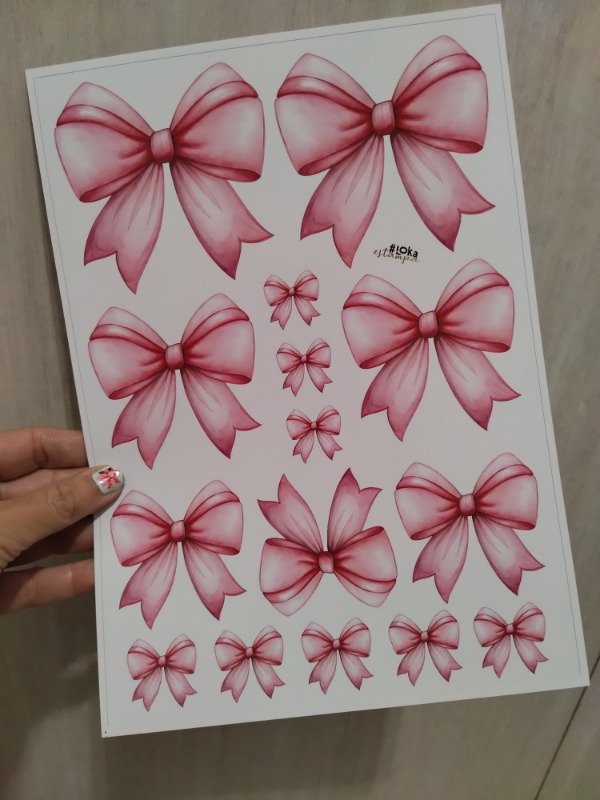 Producto - Estampas Craft 4cm Moños #2