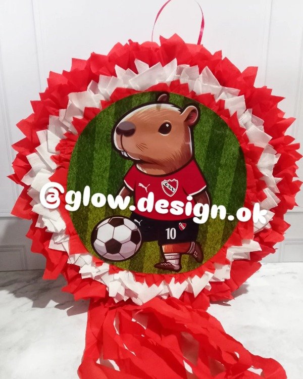 Producto - Piñata redonda - Capibara independiente