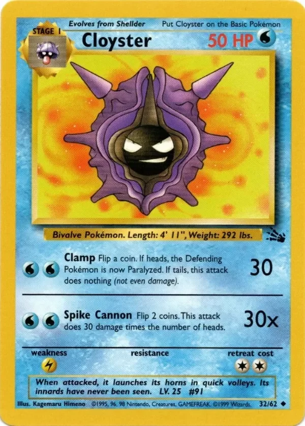 Producto - Cloyster (32/62) [Fossil Unlimited]