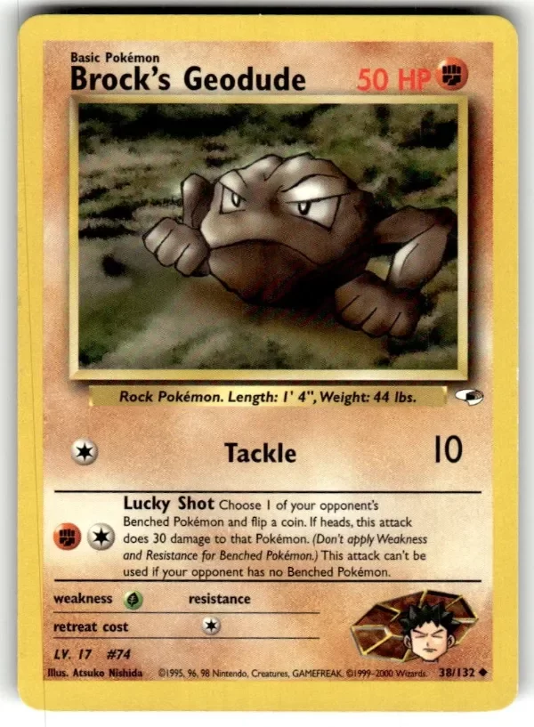 Producto - Gym Heroes Brock's Geodude (38) #038/132