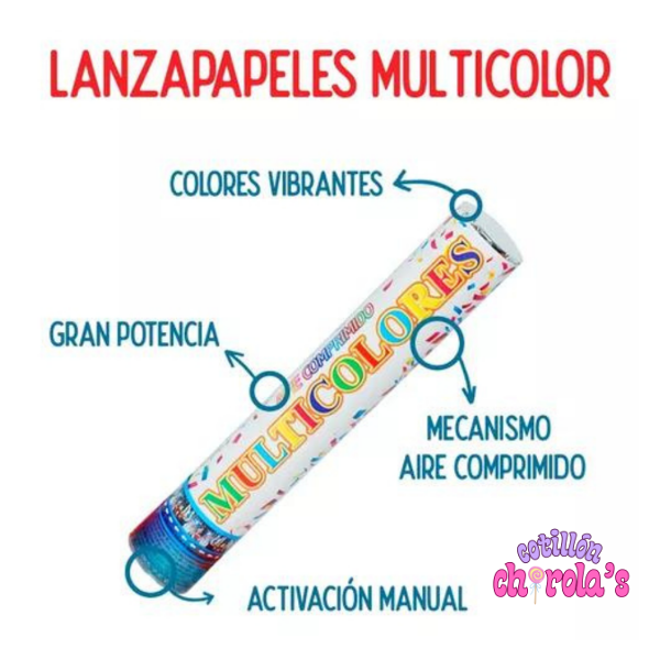 Producto - CAÑON 30 CM - MULTICOLOR
