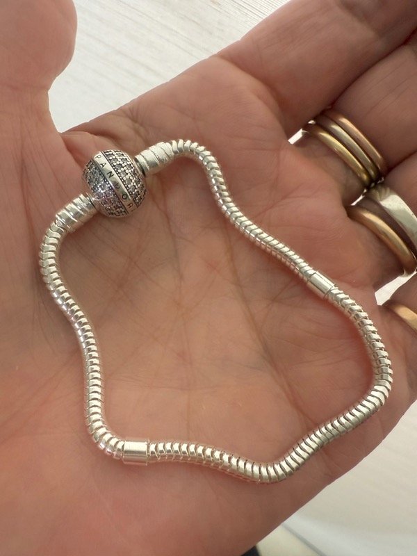 Producto - Pulsera flexible Pando plata 925 (18 cm)