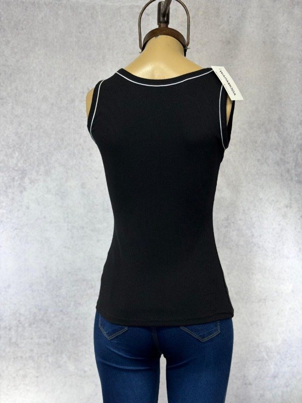 Producto - MUSCULOSA HABA NEGRA MORLEY ALGODON - 2